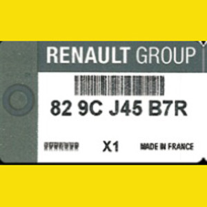 Eticheta tip 2 Renault