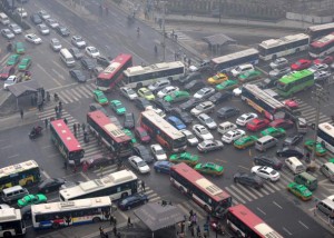 aglomeratie in trafic